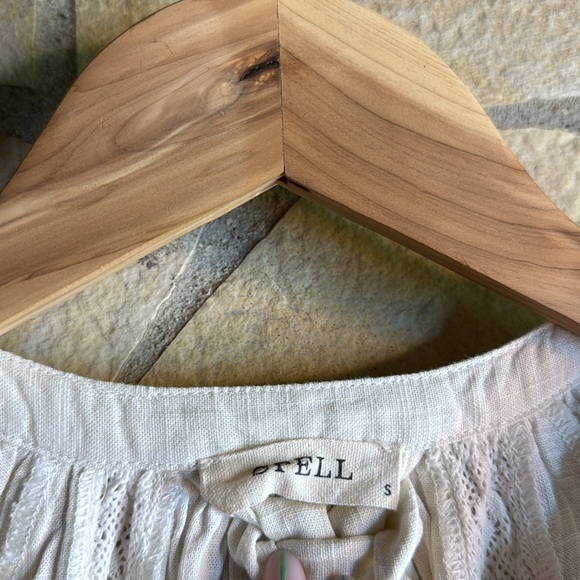 Spell Serendipity Lace Button Through Dress in Jasmine - Picture 12 of 16